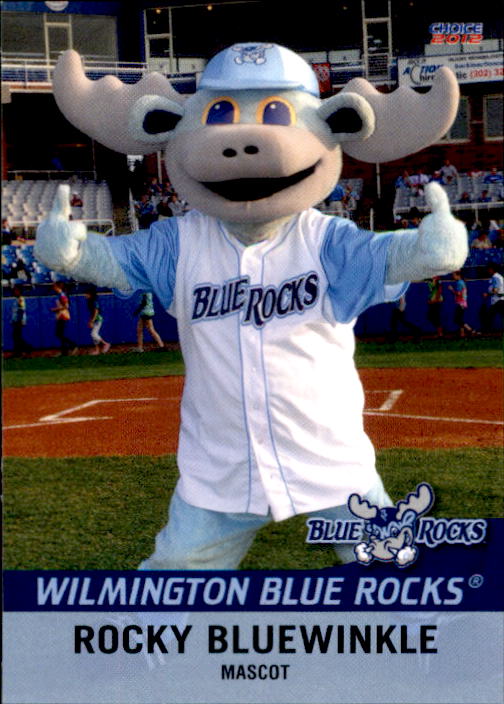2012 Wilmington Blue Rocks Choice 33 Rocky Bluewinkle MASCOT NM