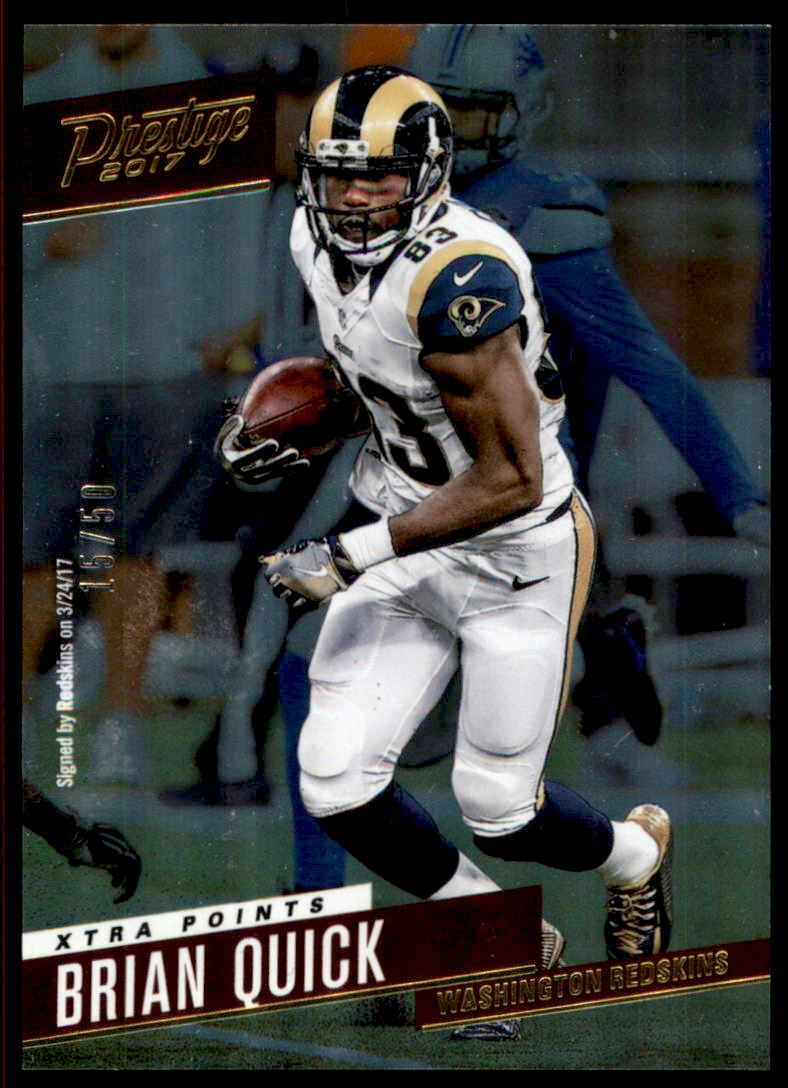 2017 Prestige Xtra Points Gold #83 Brian Quick
