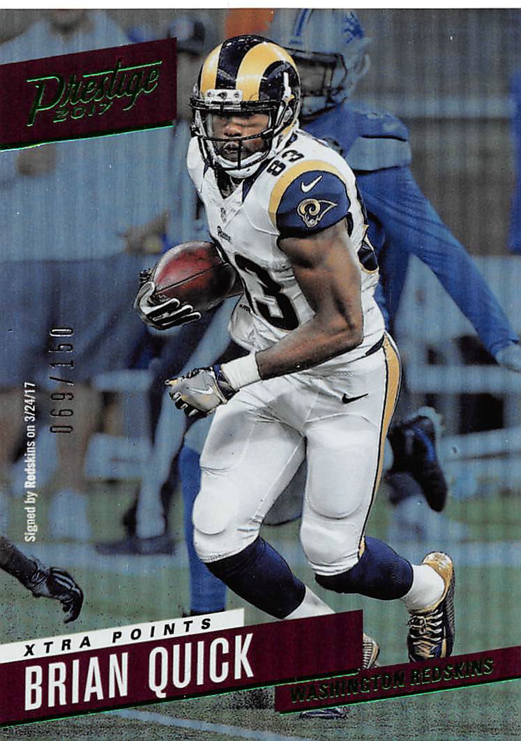 2017 Prestige Xtra Points Green #83 Brian Quick