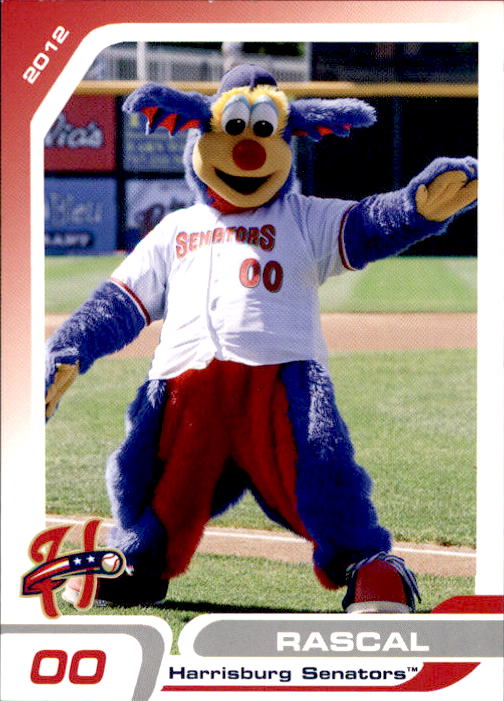 2012 Harrisburg Senators Grandstand #30 Rascal MASCOT - NM Baseball ...