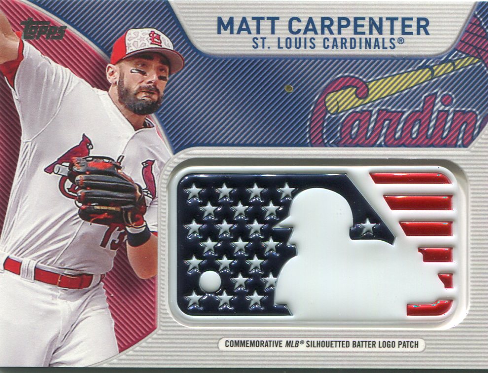 2017 Topps Independence Day MLB Logo Patch #IDMLMCR Matt Carpenter