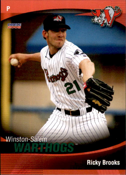 2008 WinstonSalem Warthogs Choice 2 Ricky Brooks Las Vegas Nevada