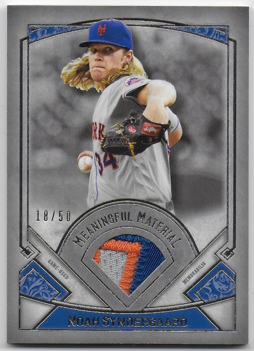 2017 Topps Museum Collection Meaningful Materials Relics #MMNS Noah Syndergaard