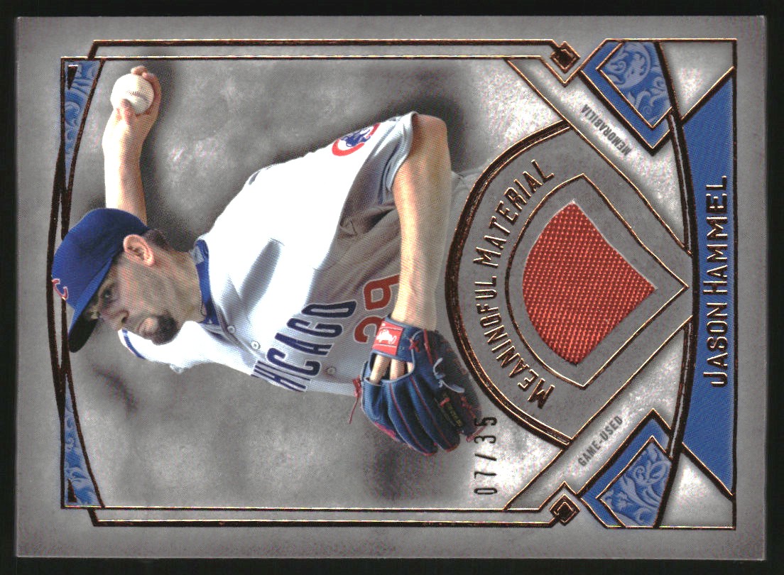 2017 Topps Museum Collection Meaningful Materials Relics Copper #MMJH Jason Hammel