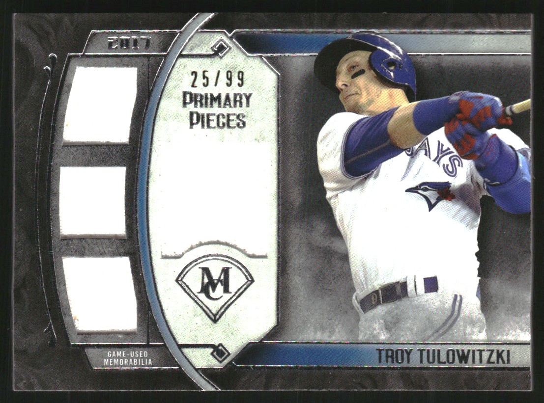 2017 Topps Museum Collection Primary Pieces Quad Relics #SPRTT Troy Tulowitzki