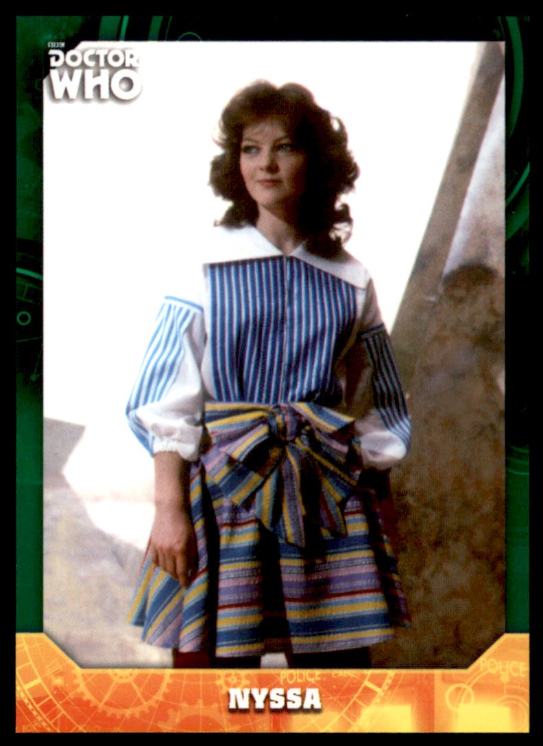 2017 Topps Doctor Who Signature Series Green #47 Nyssa