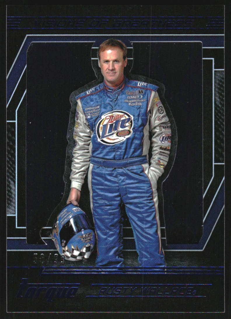 2017 Panini Torque Visions of Greatness Blue #16 Rusty Wallace