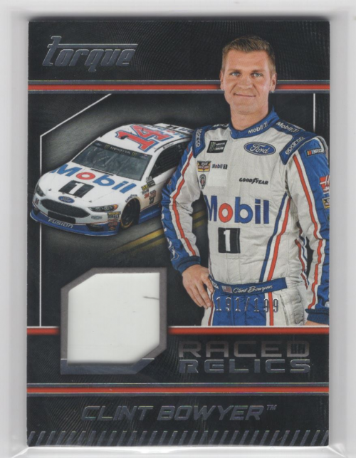 2017 Panini Torque Raced Relics #4 Clint Bowyer/199