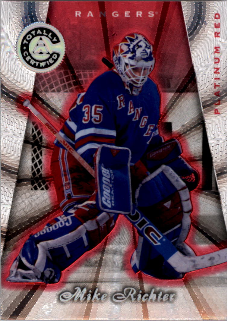 1997-98 Pinnacle Totally Certified Platinum Red #13 Mike Richter