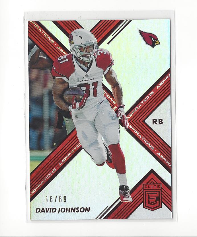 2017 Elite Aspirations #2 David Johnson/69