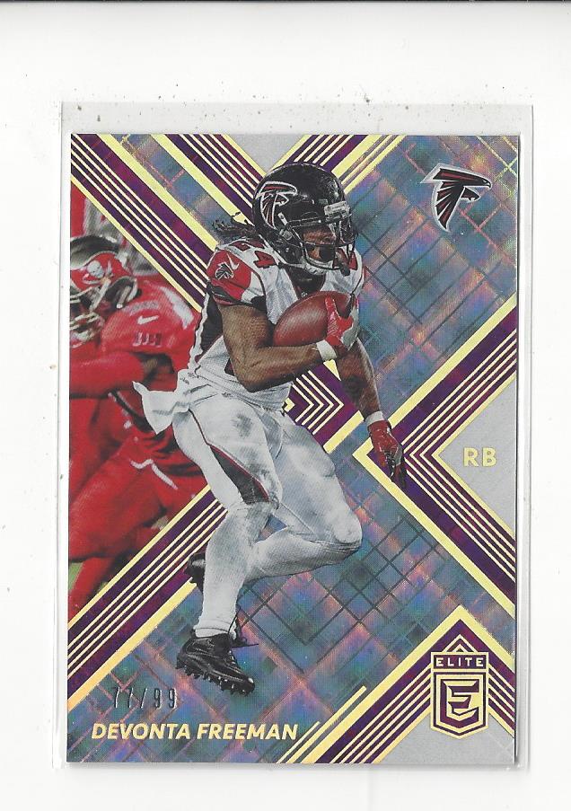 2017 Elite Purple #5 Devonta Freeman