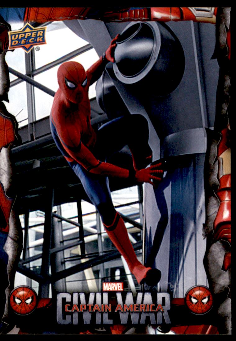 2017 Upper Deck Spider-Man Homecoming Civil War Images #CW1 Cut Off by Spidey