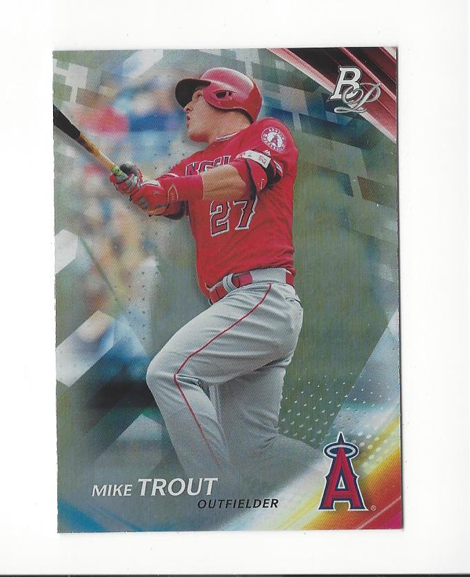 2017 Bowman Platinum #100A Mike Trout