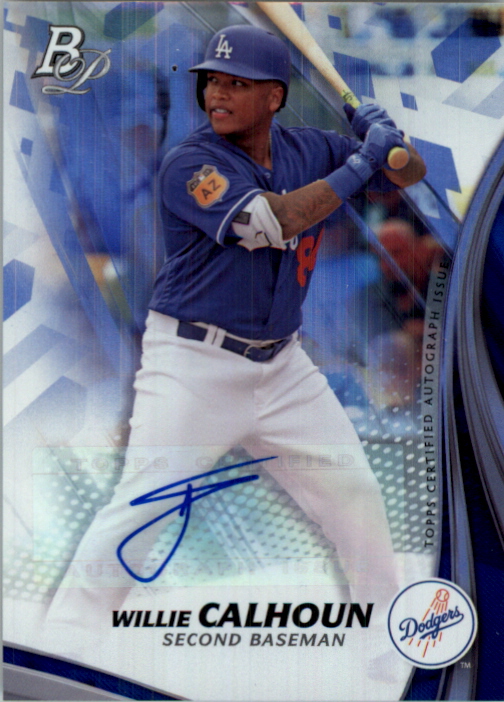 2017 Bowman Platinum Top Prospects Autographs #TPWC Willie Calhoun