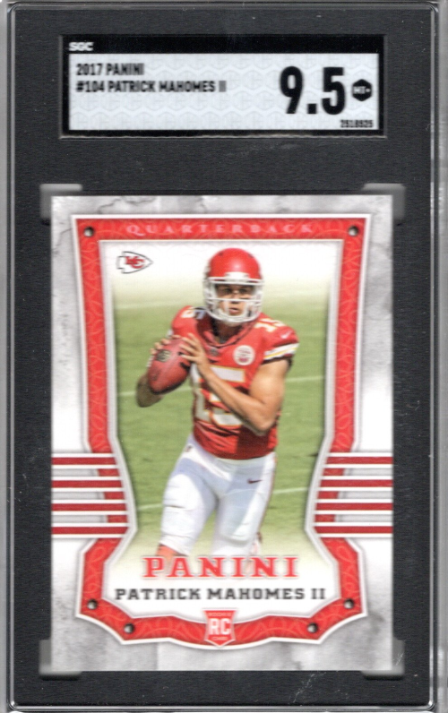  2017 Panini Donruss Football #327 Patrick Mahomes