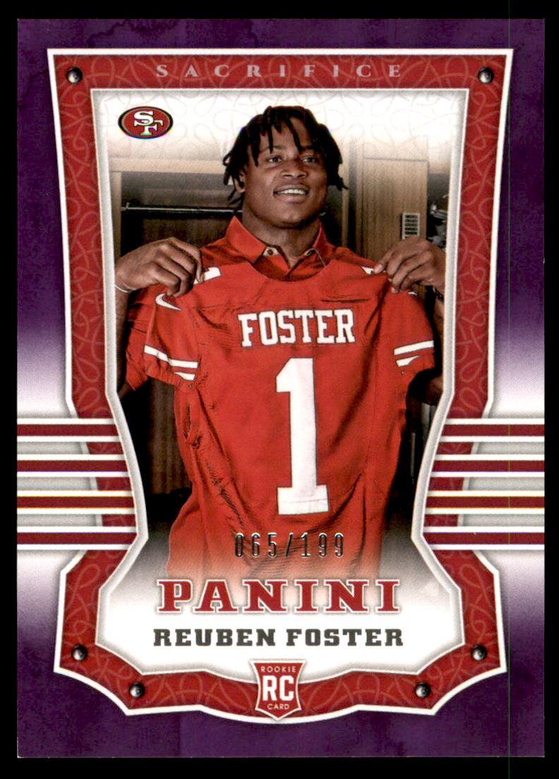 2017 Panini Sacrifice #130 Reuben Foster