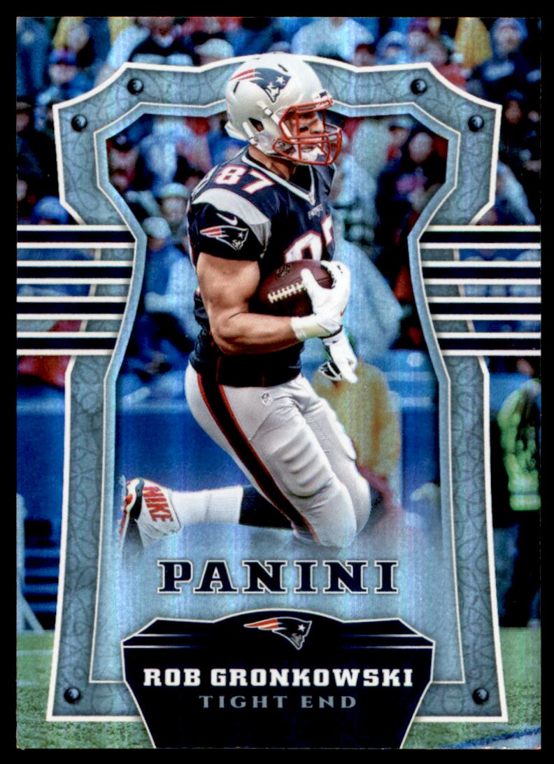 2017 Panini Shining Armor Rainbow Foil #67 Rob Gronkowski