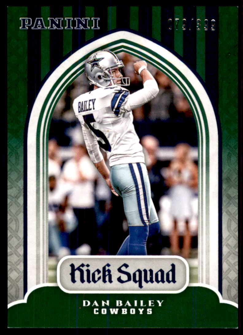 2017 Panini Kick Squad Green #1 Dan Bailey