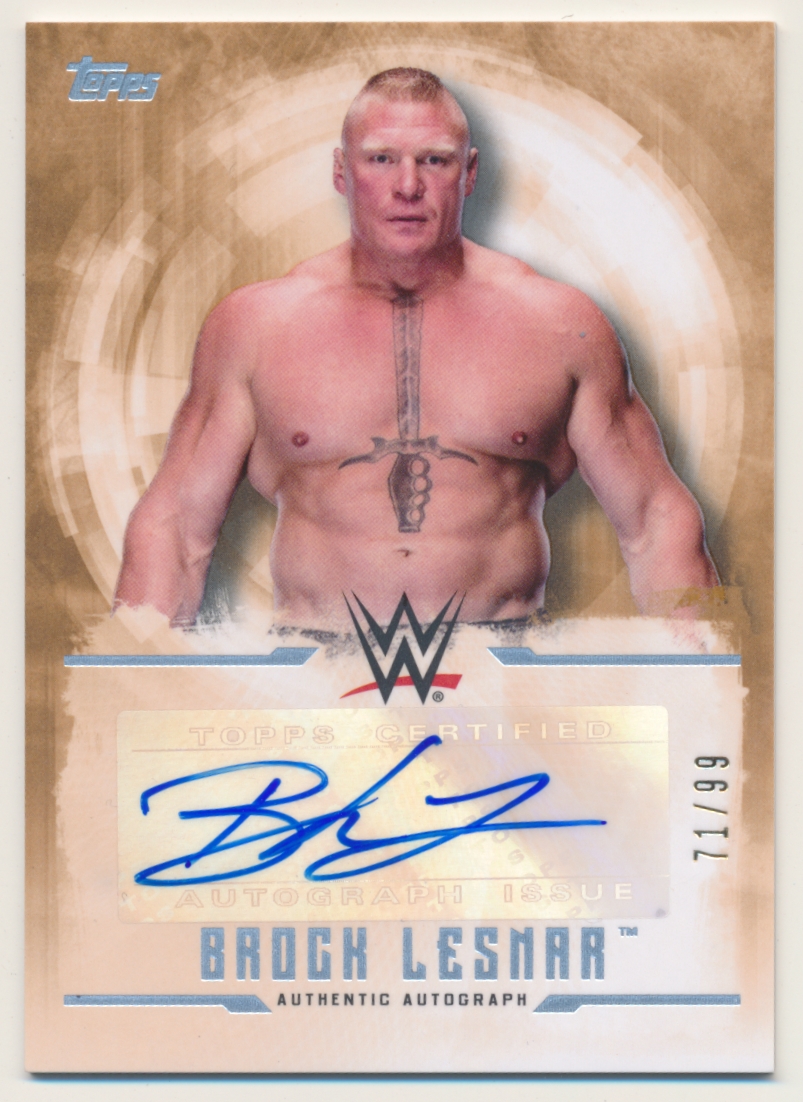 2021 PRIZM BROCK LESNAR VIKINGS CARD #134 - WWE