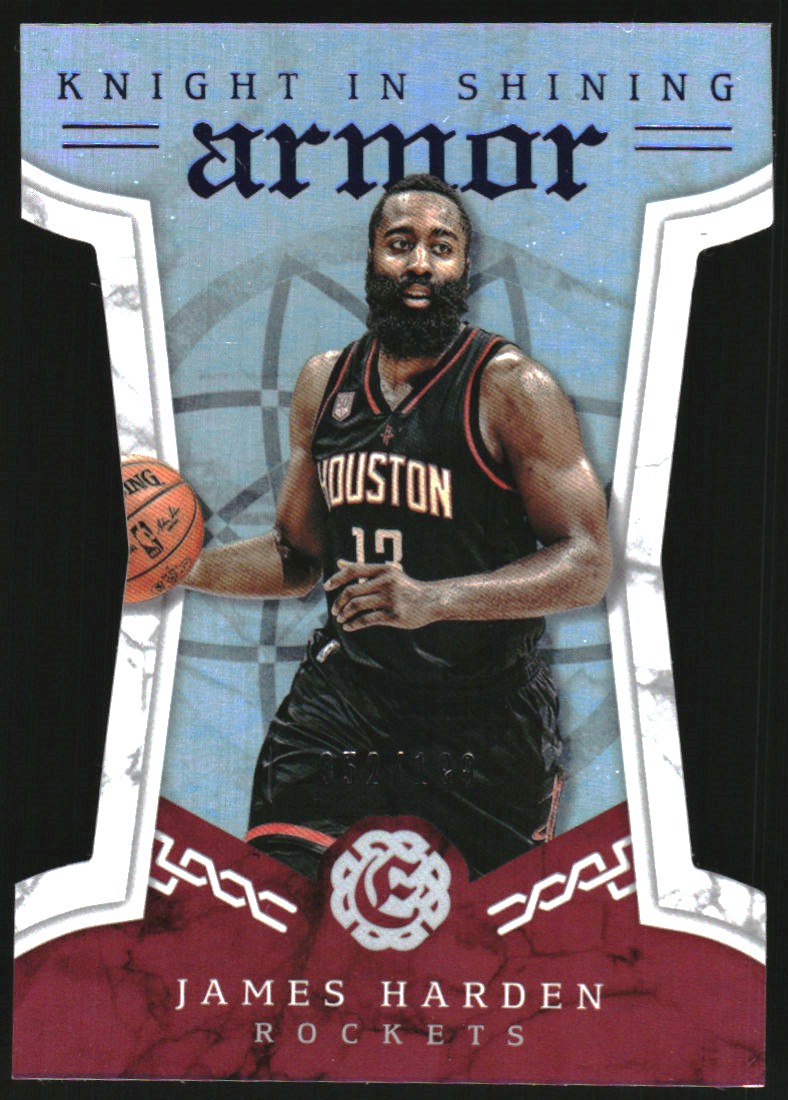 PANINI カリー　ハーデン 2016-17 Panini Excalibur Knight in Shining Armor Blue #1 James