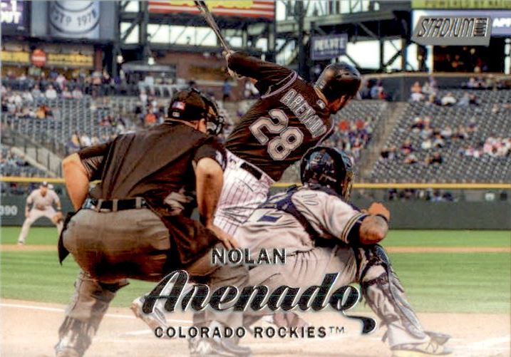 2017 Stadium Club #114A Nolan Arenado