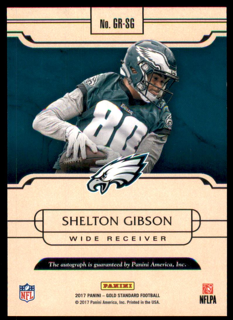 2017 Panini Gold Standard Golden Rookies Autographs Platinum #8 Shelton Gibson