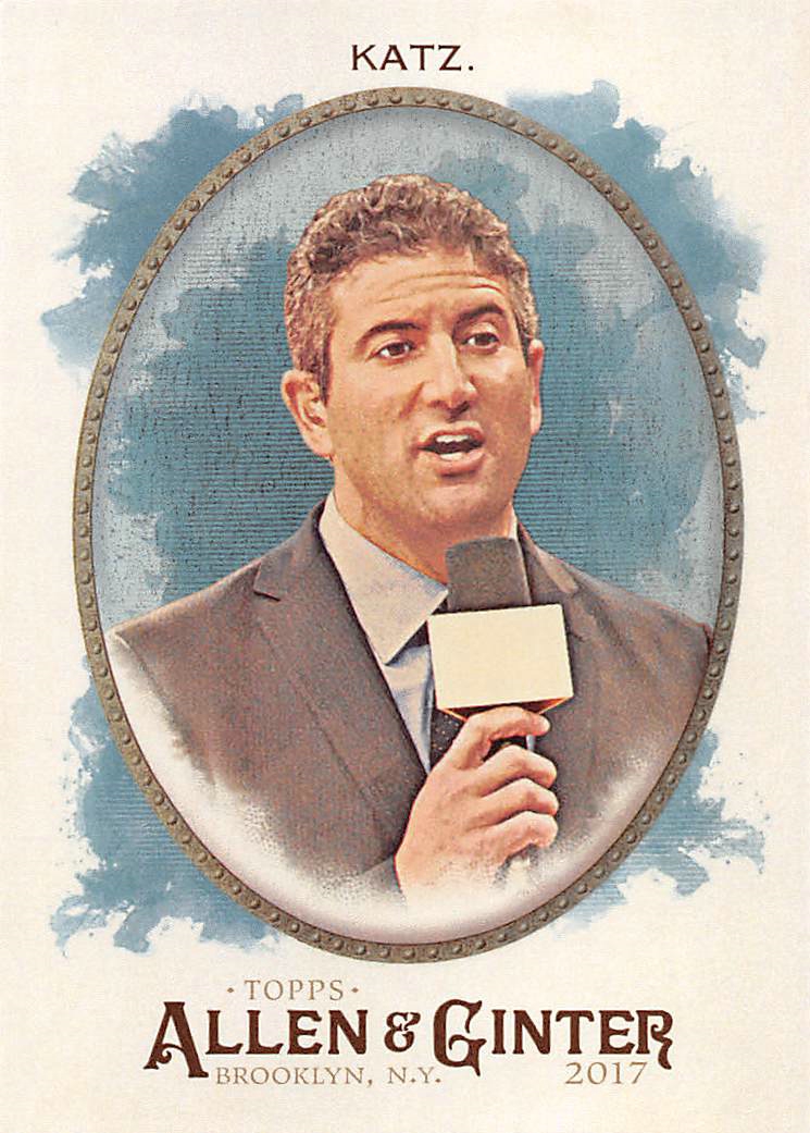 2017 Topps Allen and Ginter Hot Box Foil #256 Andy Katz