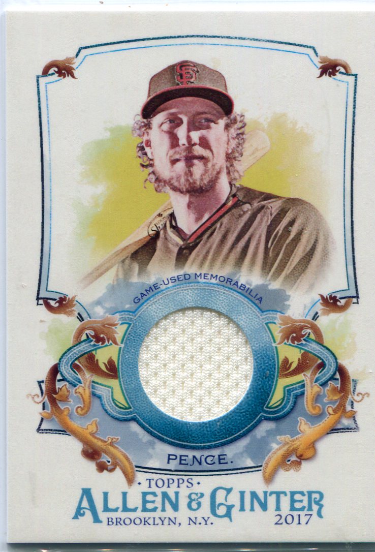 2017 Topps Allen and Ginter Relics #FSRAHP Hunter Pence A