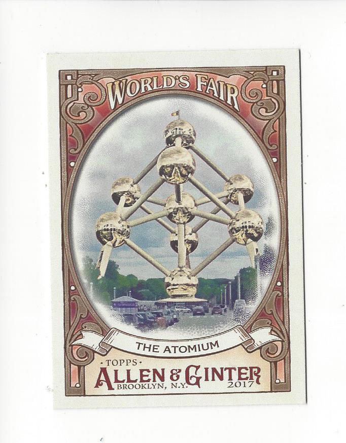 2017 Topps Allen and Ginter World's Fair #WF3 The Atomium/Expo '58