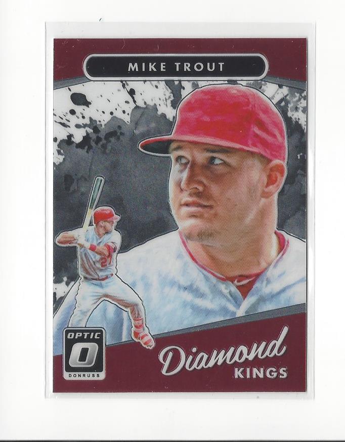 2017 Donruss Optic #13 Mike Trout DK