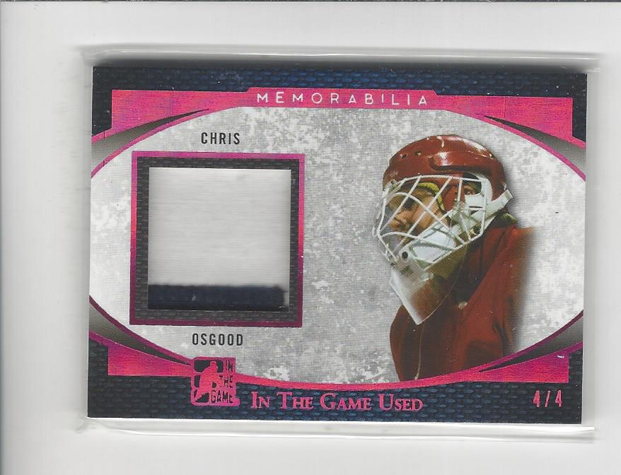 2017 ITG Used Patches Magenta Spectrum #GUP11 Chris Osgood