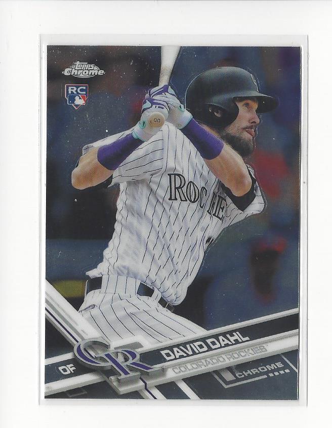 2017 Topps Chrome #186 David Dahl RC