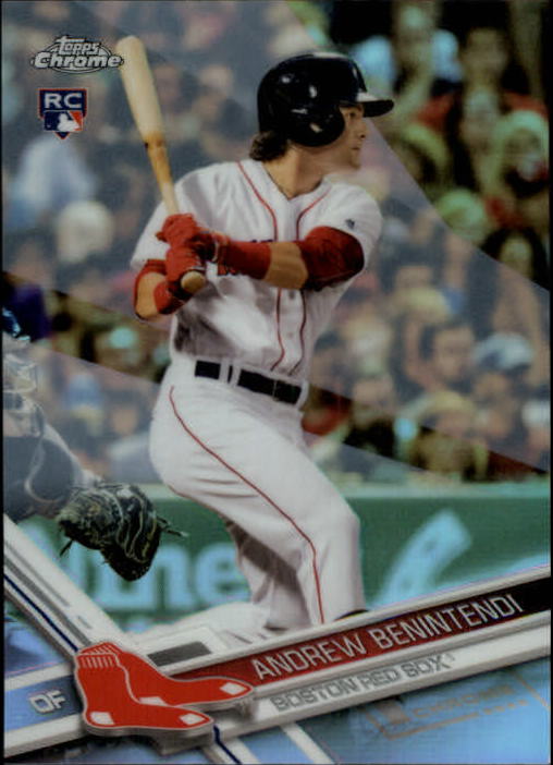 2017 Topps Chrome Refractors #100 Andrew Benintendi