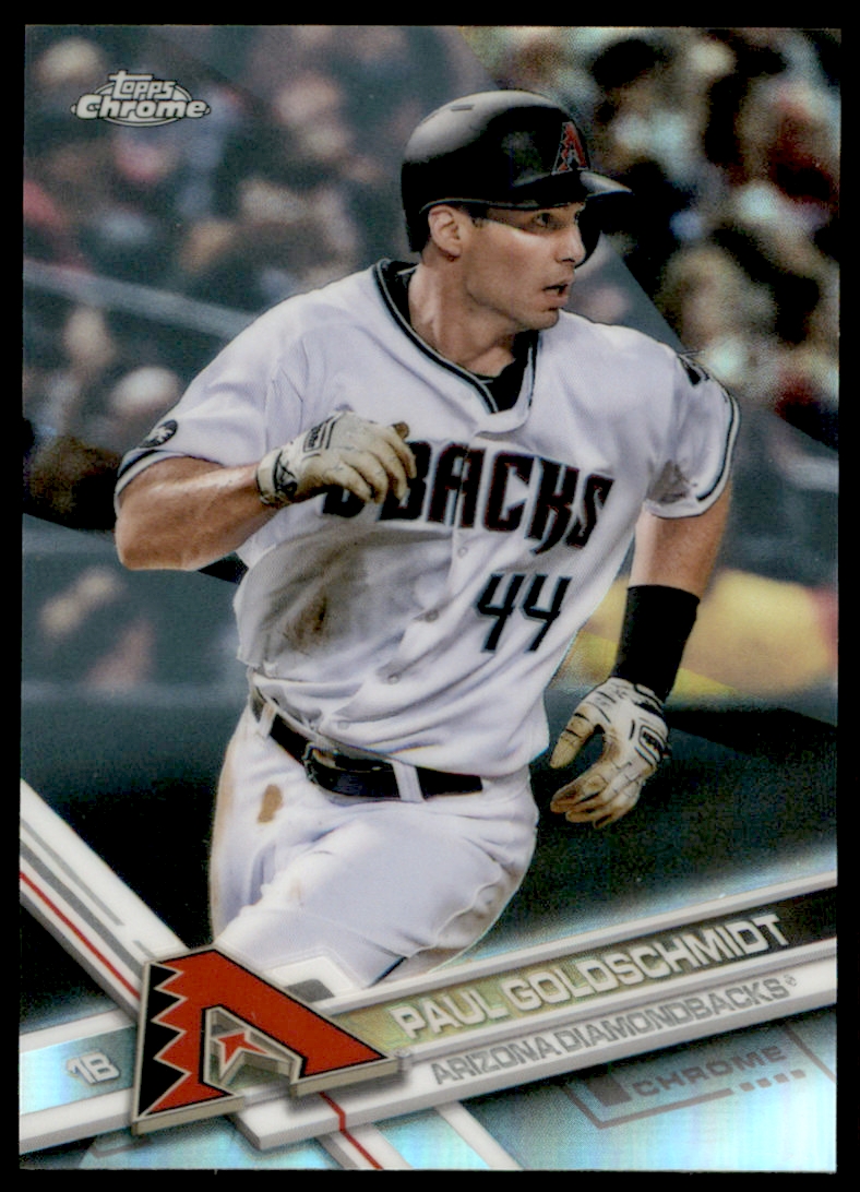 2017 Topps Chrome Refractors #134 Paul Goldschmidt - NM-MT