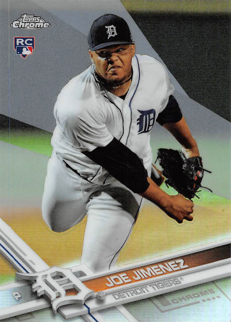 2017 Topps Chrome Refractors #192 Joe Jimenez