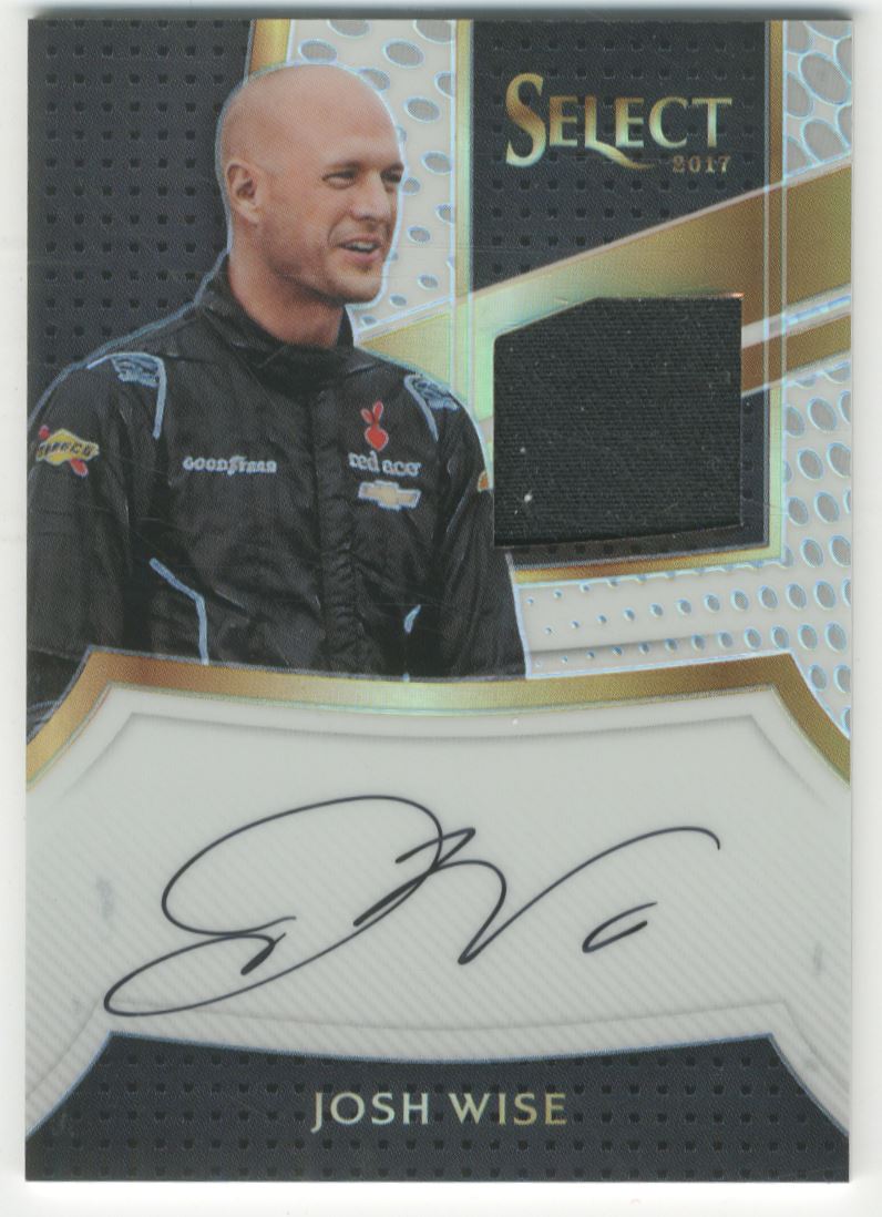 2017 Select Signature Swatches Prizms White #25 Josh Wise/50