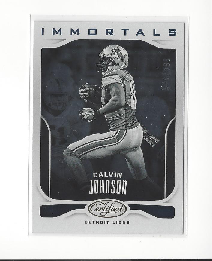 2017 Certified #101 Calvin Johnson IMM