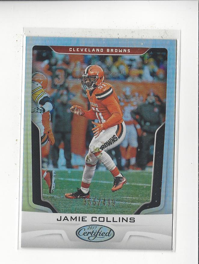 2017 Certified Mirror Silver #40 Jamie Collins