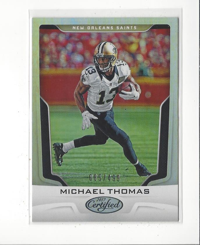 2017 Certified Mirror Silver #96 Michael Thomas
