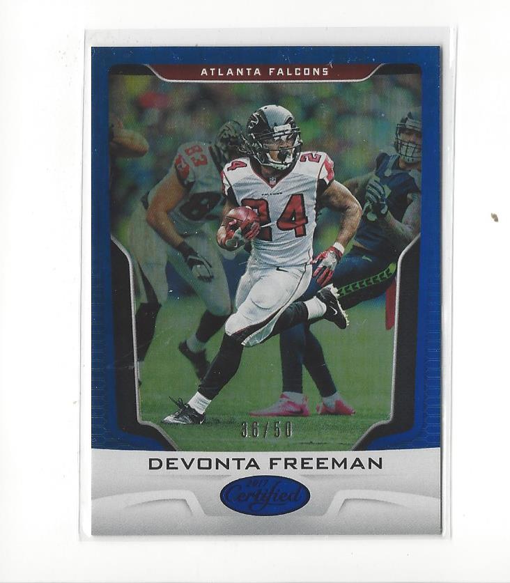 2017 Certified Mirror Blue #84 Devonta Freeman