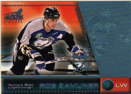 1998-99 Aurora Championship Fever Ice Blue #45 Rob Zamuner