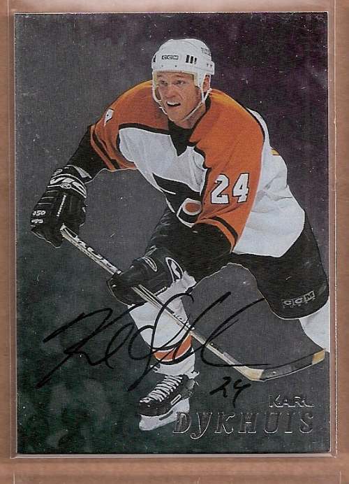 1998-99 Be A Player Autographs #255 Karl Dykhuis