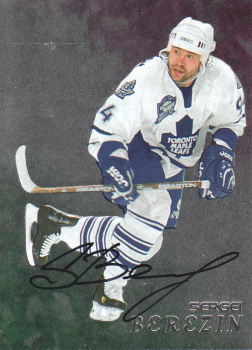 1998-99 Be A Player Autographs #285 Sergei Berezin