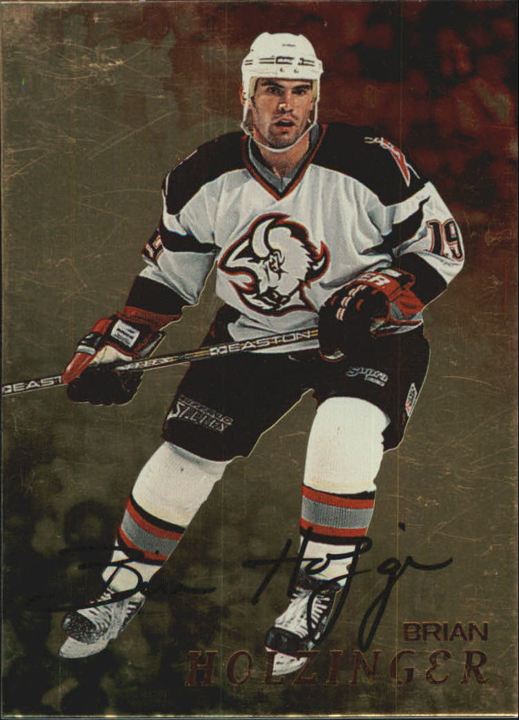 1998-99 Be A Player Autographs Gold #15 Brian Holzinger