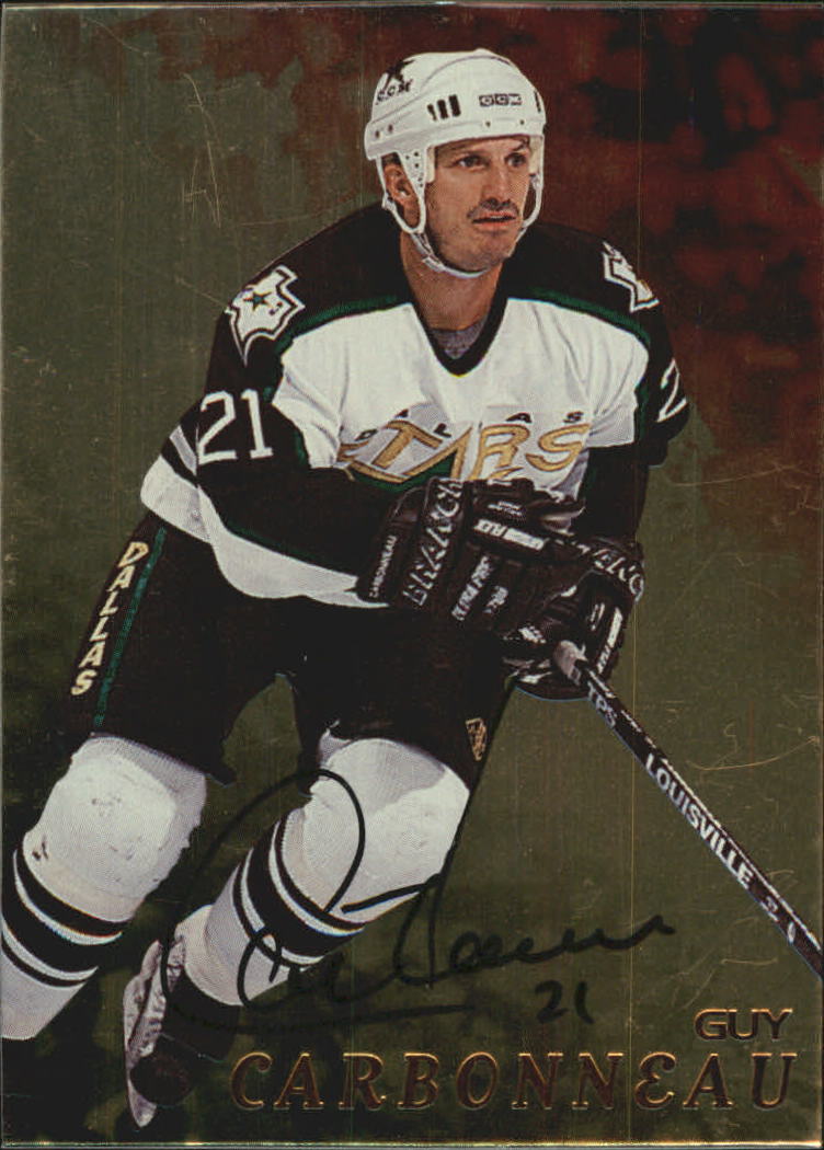 1998-99 Be A Player Autographs Gold #39 Guy Carbonneau
