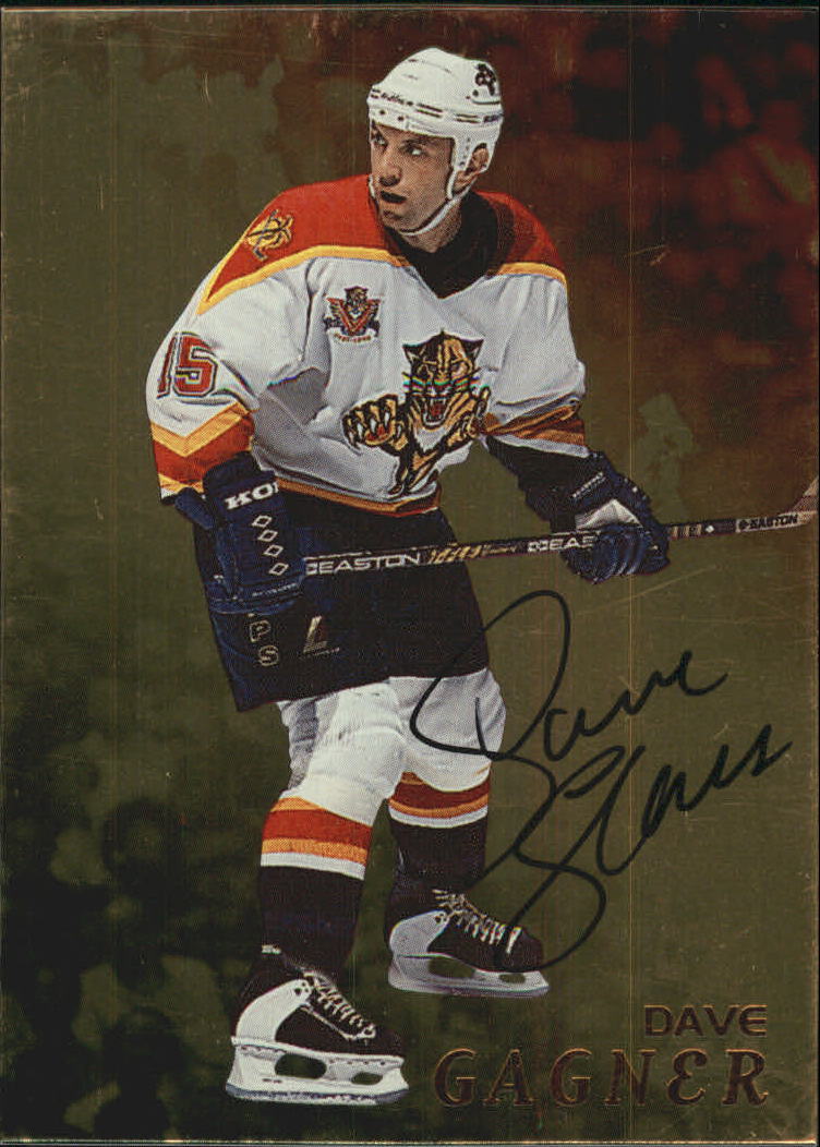 1998-99 Be A Player Autographs Gold #57 Dave Gagner