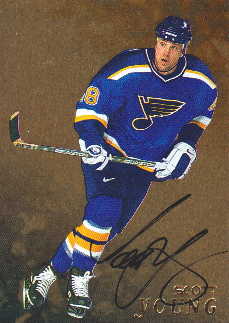 1998-99 Be A Player Autographs Gold #278 Scott Young