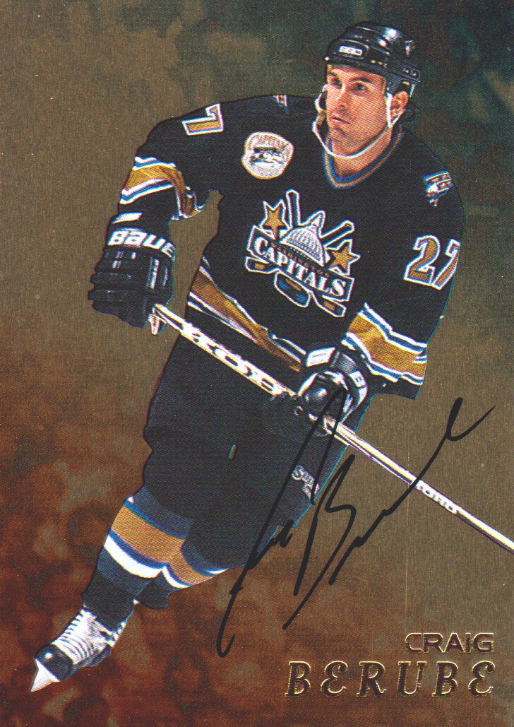 1998-99 Be A Player Autographs Gold #298 Craig Berube