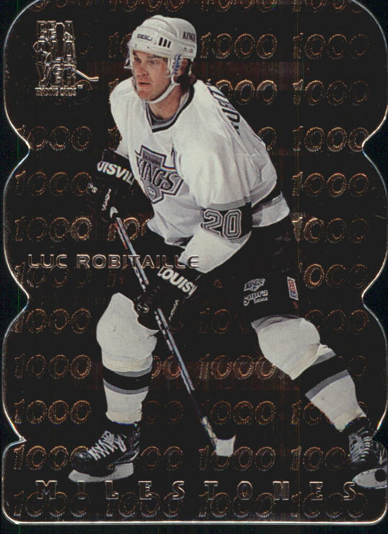 1998-99 Be A Player All-Star Milestones #M18 Luc Robitaille