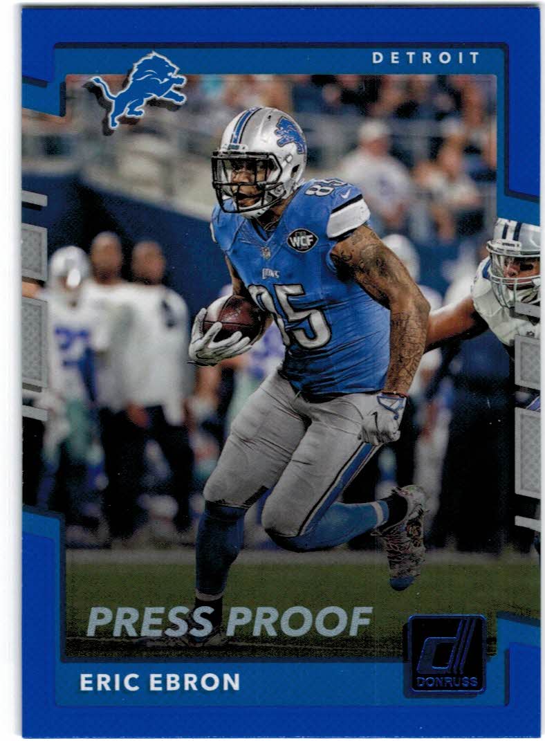 Mavin  2018 Donruss Barry Sanders Detroit Lions Press Proof #102